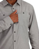 Simms Cutbank Chambray Shirt Cinder Chambray XL
