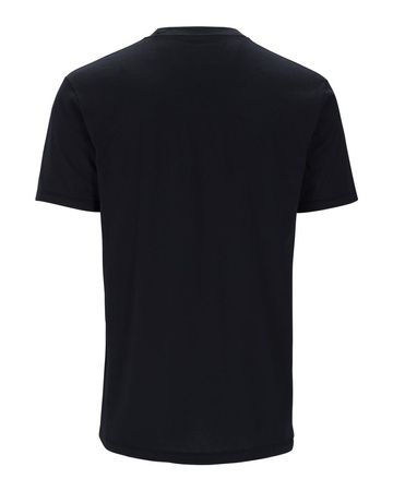 Simms Shroud Fill Logo T-Shirt Black - koszulka wędkarska