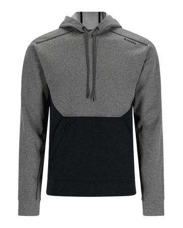 Simms CX Hoody Steel Heather/Black Heather - bluza wędkarska z kapturem