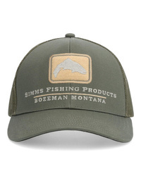 Simms Double Haul Icon Trucker Smokey Olive - czapka z daszkiem