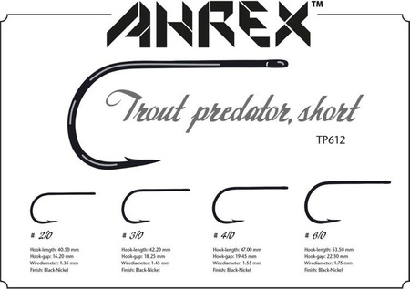 Ahrex TP612 – Trout Predator Streamer short 