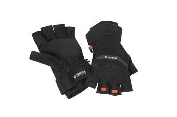 Simms Gore Infinium Half Finger Black