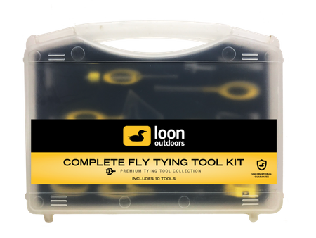 Loon Complete Fly Tying Tool Kit - Black