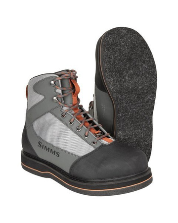 Simms Tributary Felt Striker Grey - buty do brodzenia z podeszwą filcową