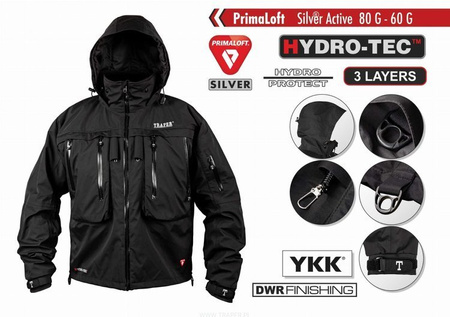 Traper Utah Insulated Black Jacket M