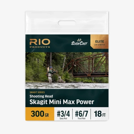 RIO Elite Skagit Mini Max Power Shooting Head #3/4 - 300 gr