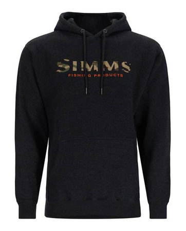 Simms Logo Hoody Charcoal Heather 3XL