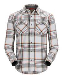 Simms Santee Flannel Strl/Clay/Carbon Neo Pld