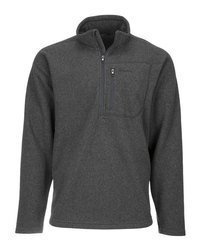 Simms Rivershed Quarter Zip Carbon - bluza polarowa