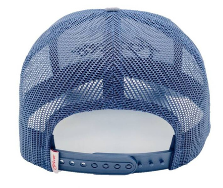 Scott Navy Blue Mesh Hat with Grey Scott Script