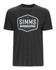 Simms Fly Patch T-Shirt Charcoal Heather - koszulka wędkarska