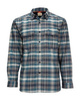 Simms Coldweather Shirt Atlantis Steel Plaid XXL