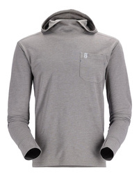 Simms Henry's Fork Hoody Steel Heather - bluza wędkarska z kapturem z bawełny organicznej