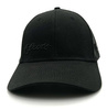 Scott All Black out Mesh Hat with Black 3d Script