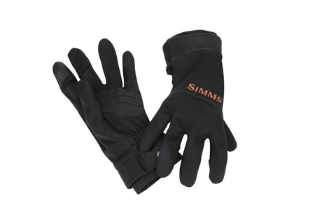 Simms Gore Infinium Flex Glove Black - rękawiczki wędkarskie z membraną GORE-TEX