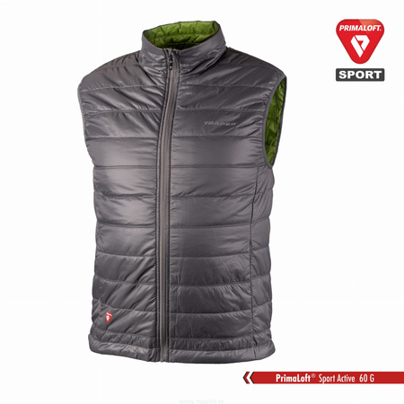 Traper Active Primaloft Grey - kamizelka wędkarska z izolacją 
