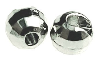 Tungsten Reflex Beads Silver Nickle (10) 2,5  mm 