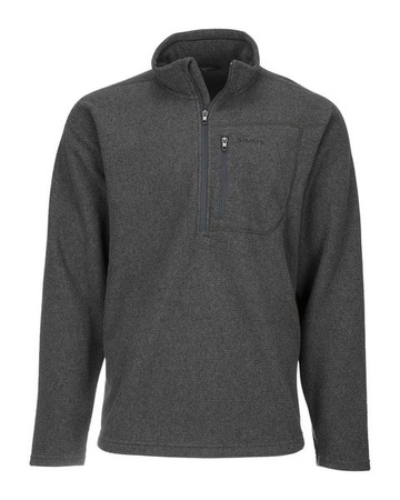 Simms Rivershed Quarter Zip Carbon