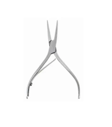 Dr. Slick ECO Mini Barb Crusher Plier, 4″, Satin, Straight