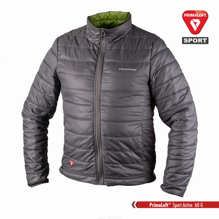 Traper Active Primaloft Grey - kurtka wędkarska z izolacją 