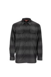 Simms Coldweather Shirt Slate Buffalo Blur Plaid - ocieplana koszula flanelowa