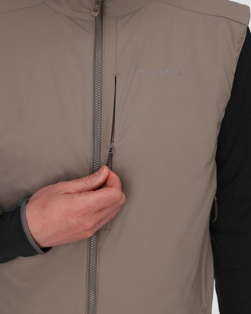 Simms Midstream Vest Sturgeon - kamizelka ocieplana z kapturem