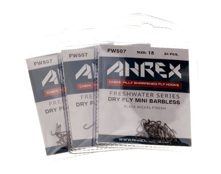 Ahrex FW507 Dry Fly Mini Hook Barbless