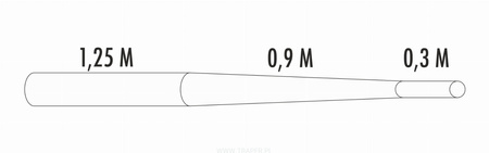 Traper Trapered Leader Saltwater 10ft