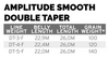 SA Amplitude Smooth Double Taper - linka muchowa