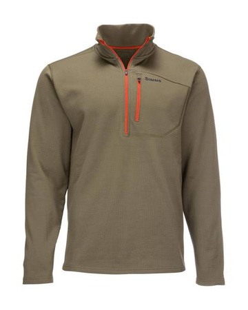 Simms Thermal 1/4 Zip Top Dark Stone - bluza wędkarska