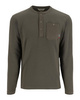 Simms Highline Henley Smokey Olive - ciepła koszulka z długim rękawem