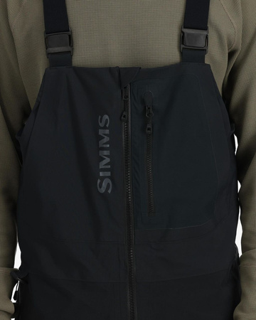 Simms ProDry Bib Black - spodnie wędkarskie z membraną GORE-TEX