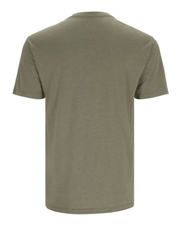 Simms Logo T-Shirt Military Heather - koszulka wędkarska