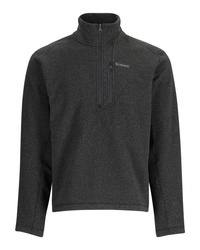 Simms Rivershed Half Zip Black Heather - bluza polarowa