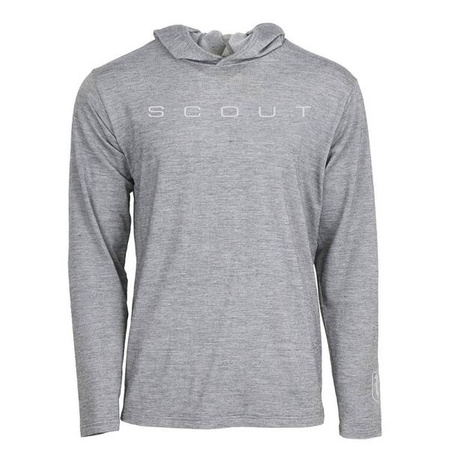 Vision SCOUT MERINO BAMBOO BUG Hoodie, grey L