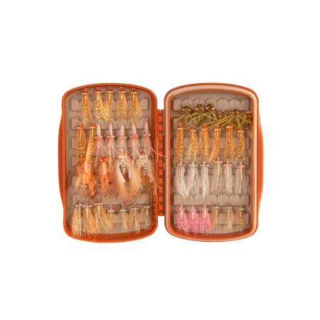 Tacky Pescador Fly Box Small - Burnt Orange - wodoszczelne pudełko muchowe