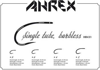 Ahrex HR431 - Tube Single Barbless 