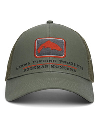 Simms Trout Icon Trucker Smokey Olive - czapka wędkarska