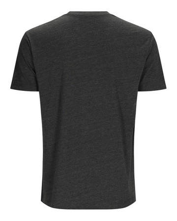 Simms Fly Patch T-Shirt Charcoal Heather - koszulka wędkarska