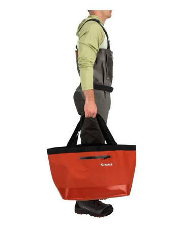 Simms Dry Creek Simple Tote - 50L Simms Orange - wodoszczelna torba na akcesoria