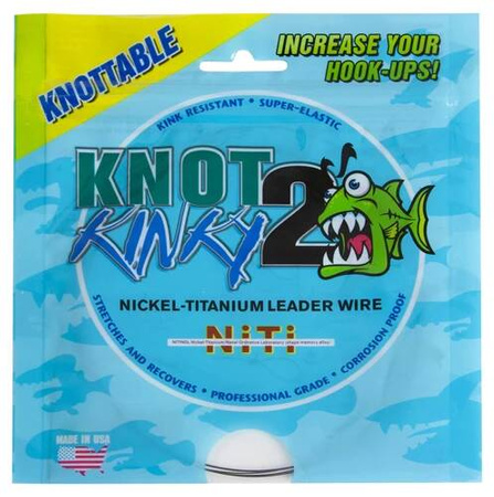 Drut Knot 2 Kinky Single Strand Nickel Titanium 4,6m / 35lb