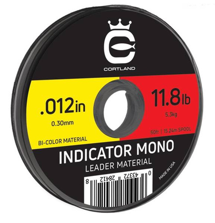 Cortland INDICATOR MONO LEADER MATERIAL Bicolor