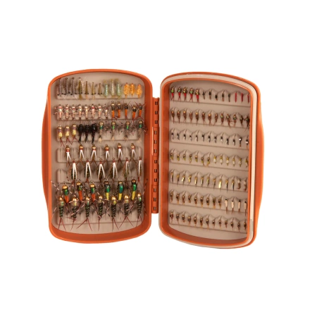Tacky Pescador Fly Box Small - Burnt Orange - wodoszczelne pudełko muchowe