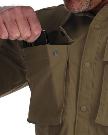 Simms Lodge Work Shirt Driftwood XL