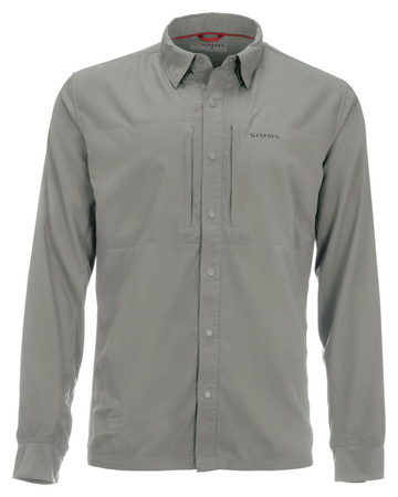 Simms BugStopper Intruder BiComp Cinder - koszula wędkarska z ochroną przed insektami oraz UV
