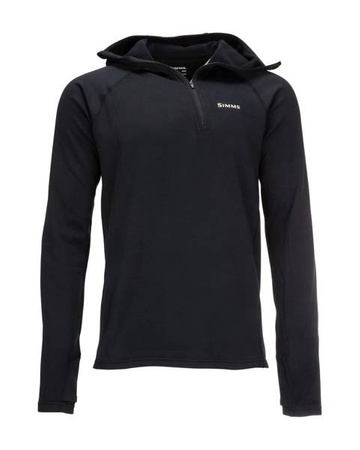 Simms Heavyweight Baselayer Hoody Black - bielizna termoaktywna - bluza z kapturem