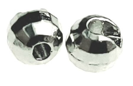 Tungsten Reflex Beads Silver Nickle (10) 2,5  mm 