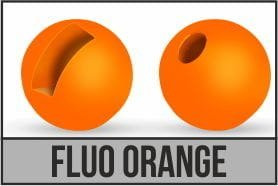 Traper Tungsten Beads Slotted Fluo Orange (10szt.)