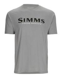 Simms Logo T-shirt Cinder Heather 3XL