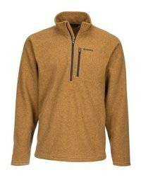 Simms Rivershed Quarter Zip Dark Bronze XL